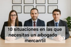 10 situaciones en las que necesitas un abogado mercantil