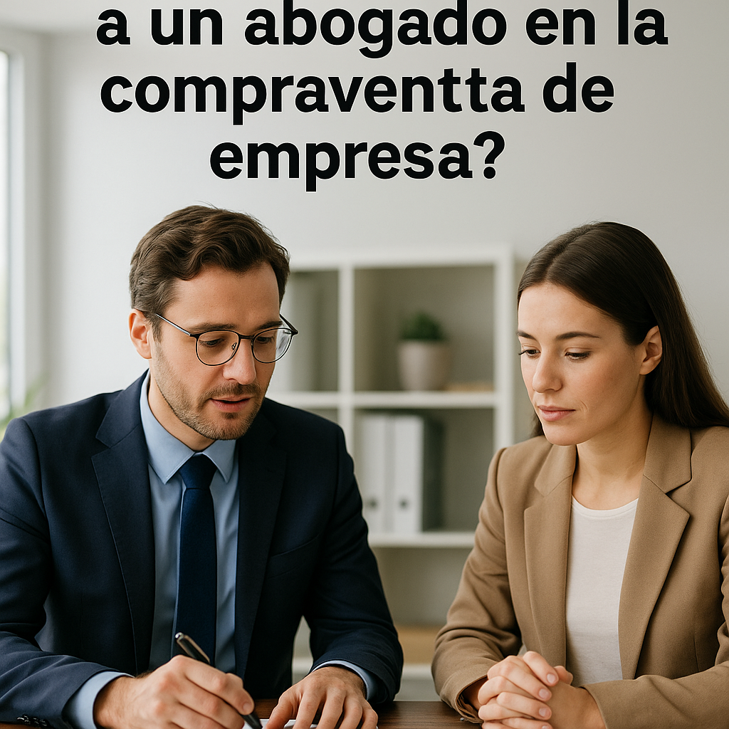 ¿Cuándo recurrir a un abogado en la compraventa de empresa