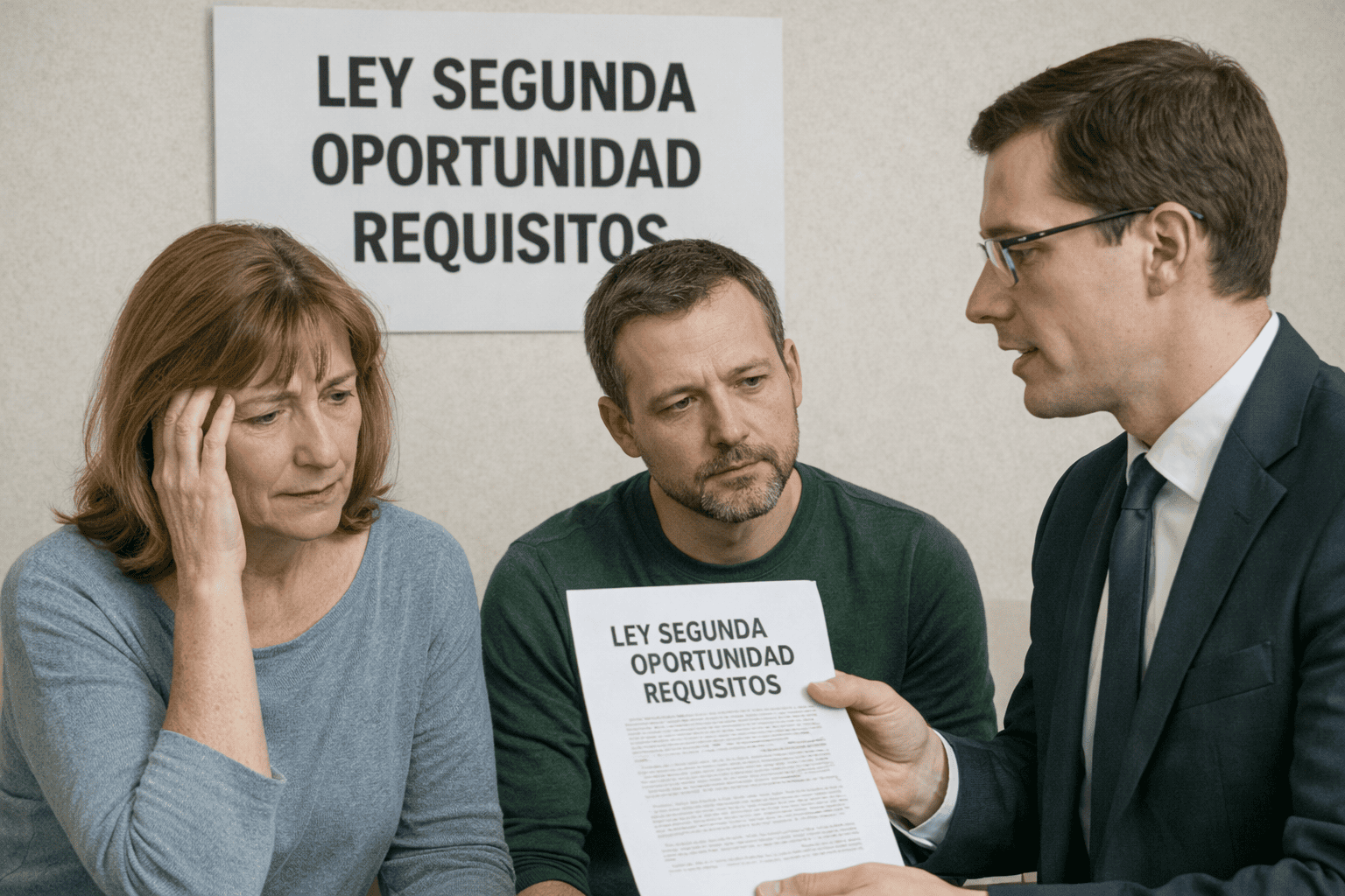 Ley segunda oportunidad requisitos