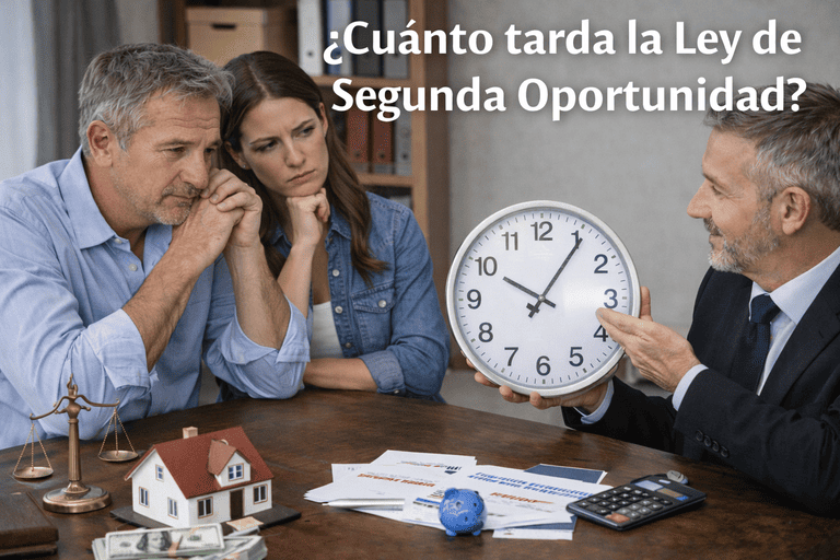 cuanto tarda la ley de segunda oportunidad