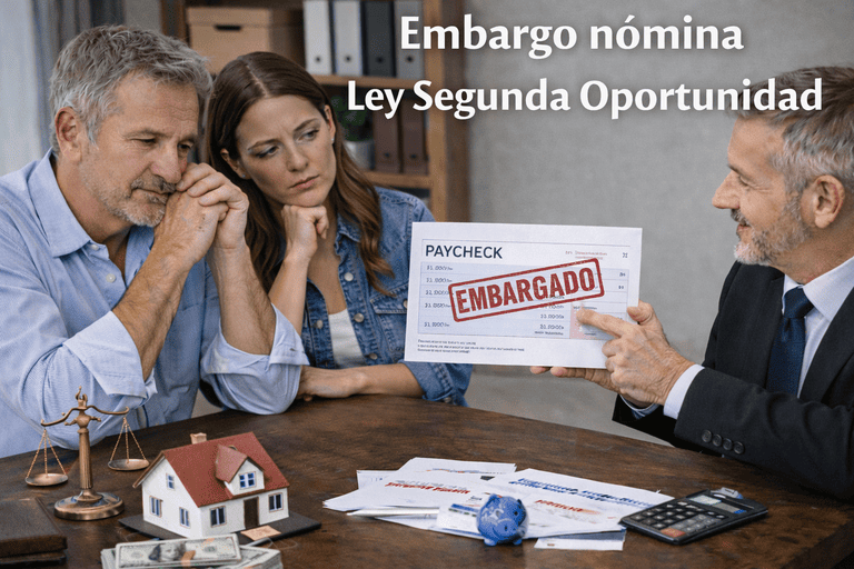 embargo nómina ley segunda oportunidad