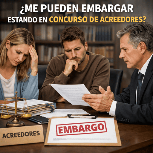 me pueden embargar estando en concurso de acreedores
