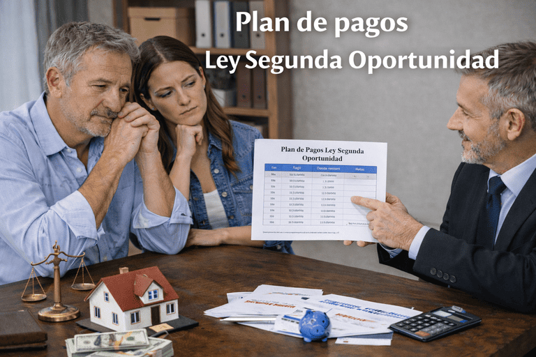 plan de pagos ley segunda oportunidad