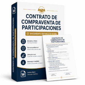 Contrato de compraventa de participaciones